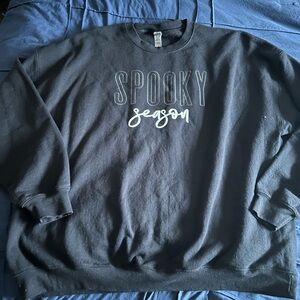 Gildan Black Spooky Season Crewneck Sweater